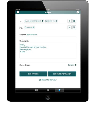 Ipad Service, XMedius Fax, Document Technologies