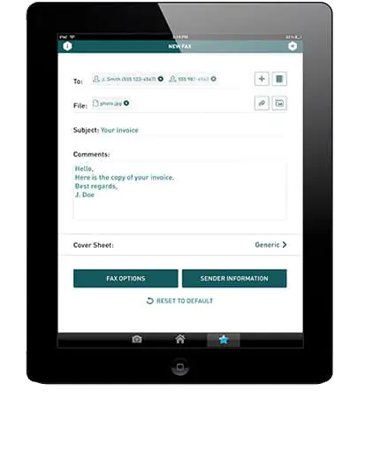 Ipad Service, XMedius Fax, Document Technologies