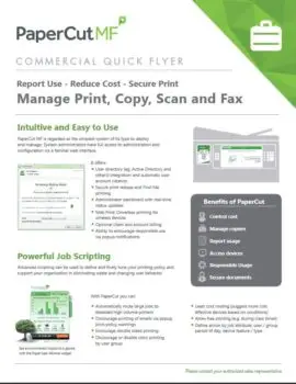 Papercut, Mf, Commercial, Document Technologies